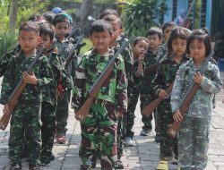Siswa TK Kartika VIII-33 Dapat Ilmu Militer, Tanamkan Cinta Bangsa dan Negara Sejak Dini
