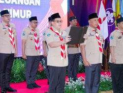 Pengukuhan Pj. Gubernur Adhy Sebagai Ketua MABIDA Pramuka Jatim