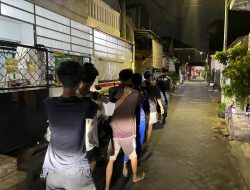 Tim Respatti Polrestabes Mengamankan Remaja Ala Gengster