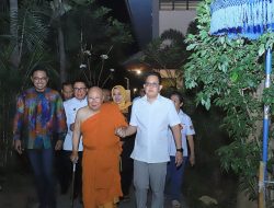 Pj Gubernur Jatim Meninjau Lokasi Peringatan Hari Raya Trisuci Waisak 2024 di Maha Vihara Majapahit