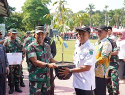 TNI Manunggal Membangun Desa (TMMD) ke-120 Tahun 2024 Kodim 0816/Sidoarjo Secara Resmi di Buka