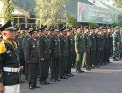 Korem 084/Bhaskara Jaya Menggelar Upacara Peringatan Hari Lahir Pancasila