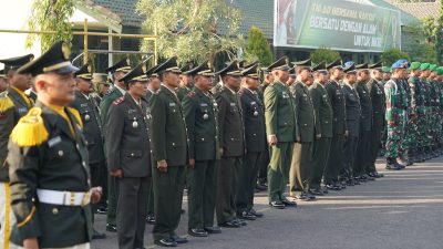 Korem 084/Bhaskara Jaya Menggelar Upacara Peringatan Hari Lahir Pancasila