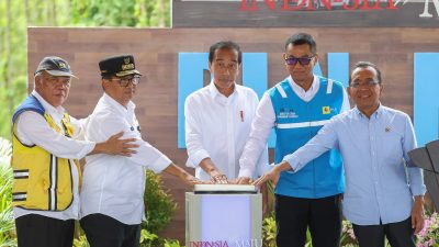 Groundbreaking PLN Hub, Presiden : Pusat Ekosistem Transisi Energi dan Layanan Digital di Jantung IKN