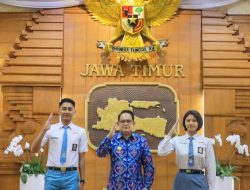 Dua Pelajar Terpilih Sebagai Anggota Paskibraka Nasional Mendapat Apresiasi dari Pj. Gubernur Jawa Timur