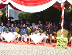 Jadi Irup Pada Upacara Peringatan Hari Bhakti Adhyaksa (HBA) Ke-54, Kajati Jatim Bacakan Amanat Jaksa Agung RI