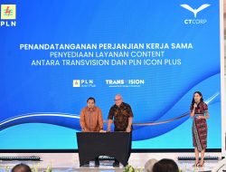 PLN Icon Plus dan Transvision Lakukan Penandatanganan MoU