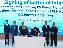 Kolaborasi Bangun PLTS Terapung di Karangkates 129 MWp, PLN-GD Power Lakukan Penandatanganan LoI
