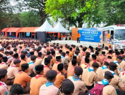 BPBD Jatim Kenalkan Saka Rintisan Penanggulangan Bencana di Pegiat Pramuka se-Jatim