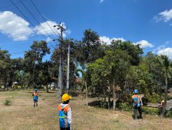 Dukung Sistem Transmisi Listrik PLN UIP2B, PLN Icon Plus Kawal Implementasi Penarikan ADSS LS GI Wlingi