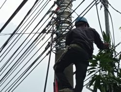 PLN Icon Plus Konsisten Jaga Keandalan Jaringan dan Laksanakan Penataan dan Pendataan Kabel Ilegal di Tiang PLN Sidoarjo