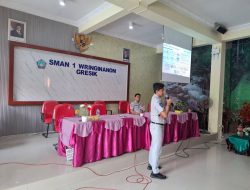 Jasa Raharja Melaksanakan Sosialisasi PPKL Di SMAN 1 Menganti Untuk Tingkatkan Keselamatan Lalu Lintas di Kalangan Pelajar