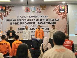 Kalaksa BPBD Ajak Relawan Bangun Kesadaran Masyarakat untuk Jaga Lingkungan di Rakor SRPB Jatim