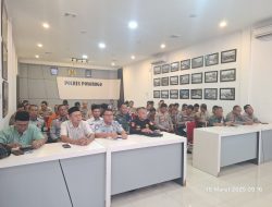 Dukung Keamanan dan Kelancaran Idul Fitri, Jasa Raharja Ponorogo Hadiri Rapat Koordinasi Sektoral di Polres Ponorogo