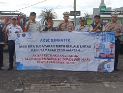 Tingkatkan Kepatuhan Masyarakat, Tim Pembina Samsat Kraksaan Gelar Operasi Gabungan