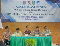 JASA RAHARJA BOJONEGORO MELAKUKAN SOSIALISASI OPSEN PKB DAN BBNKB DI KANTOR KECAMATAN KALITIDU