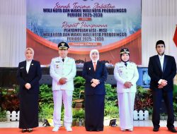 Gubernur Khofifah Hadiri Sertijab Wali Kota dan Wakil Wali Kota Probolinggo