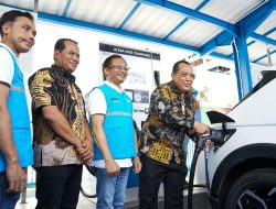 Momentum Hari Listrik Nasional Ke-80, PLN UP3 Surabaya Selatan Dukung Peresmian SPKLU Center Surabaya