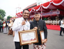 Peringatan Hari Pahlawan di Kota Surabaya, PLN UP3 Surabaya Selatan Terima Penghargaan K3