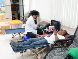 Peringati Bulan K3 Nasional, PLN UP3 Surabaya Selatan Gelar Donor Darah