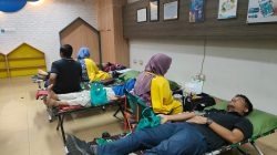 Warnai Penutupan Bulan K3 Nasional 2026, PLN UP3 Mojokerto Gelar Aksi Sosial Donor Darah