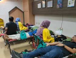 Warnai Penutupan Bulan K3 Nasional 2026, PLN UP3 Mojokerto Gelar Aksi Sosial Donor Darah