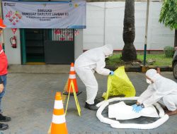 Perkuat Budaya K3 dan Kepedulian Lingkungan,PLN UP3 Surabaya Barat Gelar Simulasi Tanggap Darurat Limbah B3