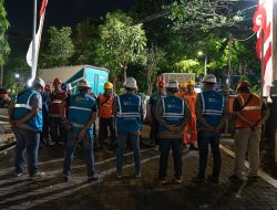 HUT ke-81 RI, PLN UP3 Surabaya Selatan Jaga Keandalan Listrik untuk Renungan Suci di TMP 10 November