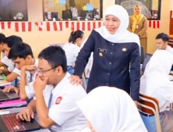 Menjaga Harapan dan Masa Depan Murid Jatim, Gubernur Khofifah Hadir Beri Semangat dan Doa Kesuksesan TKA